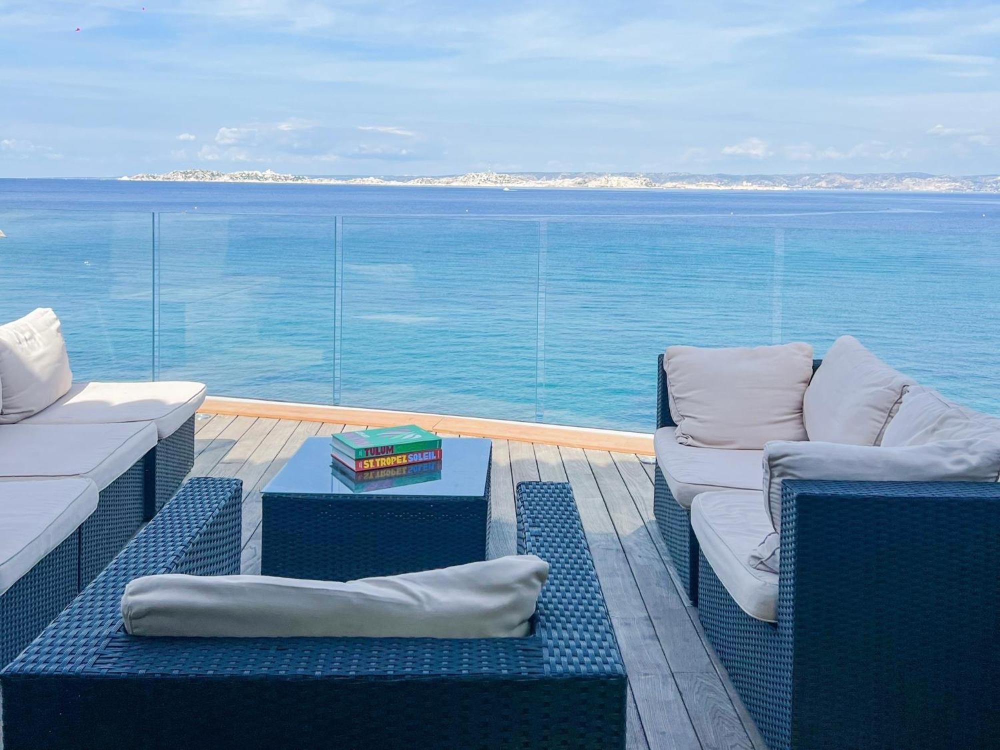 Villa Luxe Vue Mer Panoramique - Sauna-Hamam - Jacuzzi Marseille Extérieur photo